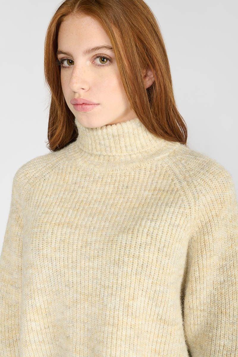 le temps des cerises Pull Saiagi crème