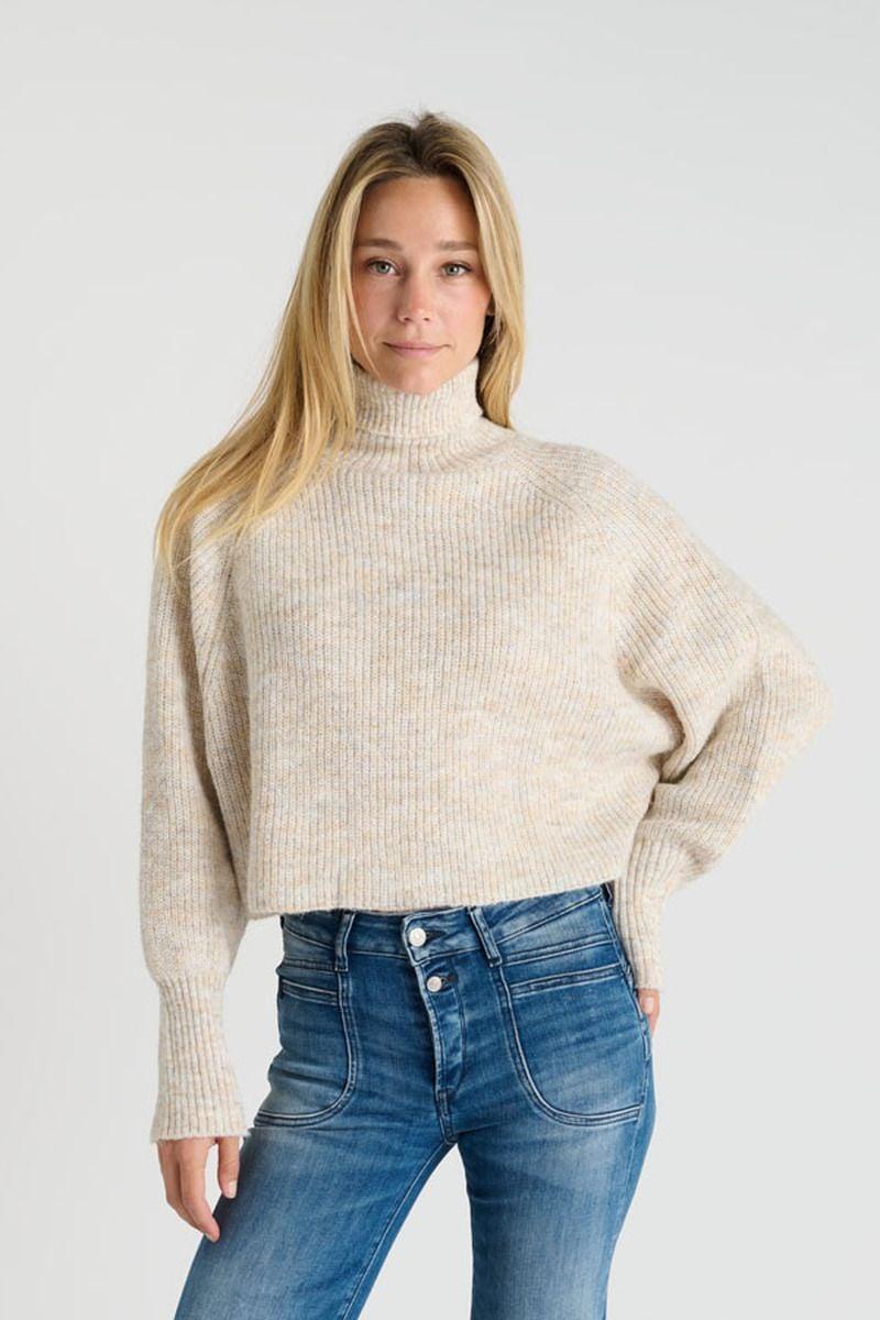 le temps des cerises Pull Saiagi crème