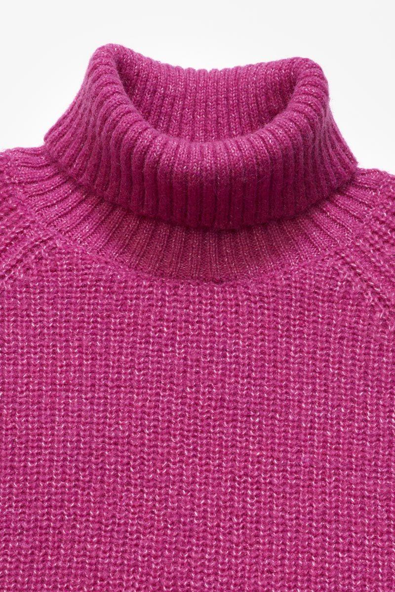 Le Temps Des Cerises Pull Saiagi Rose électrique