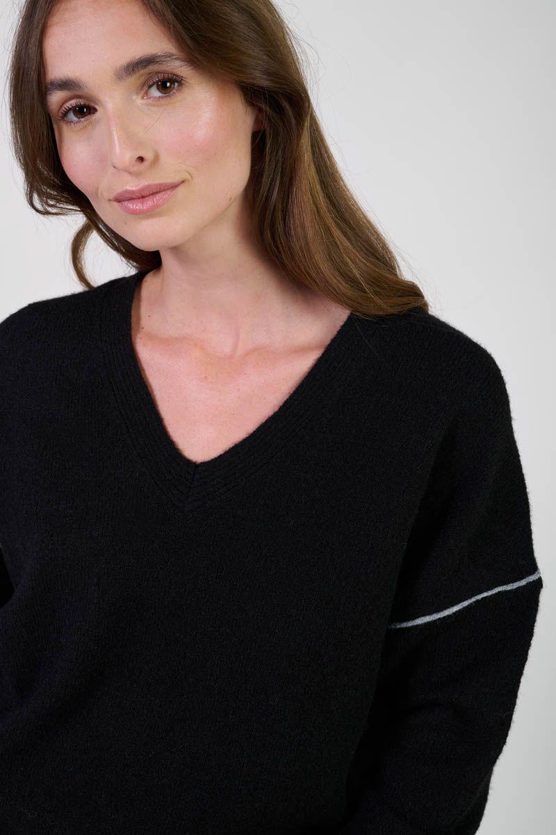 Le Temps Des Cerises Pull Sanny Noir