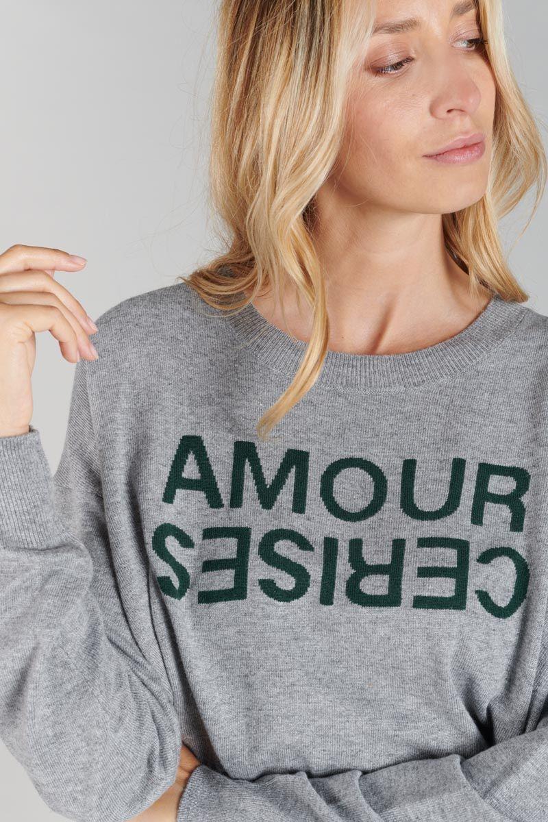 Le Temps Des Cerises Pull Spiro Gris