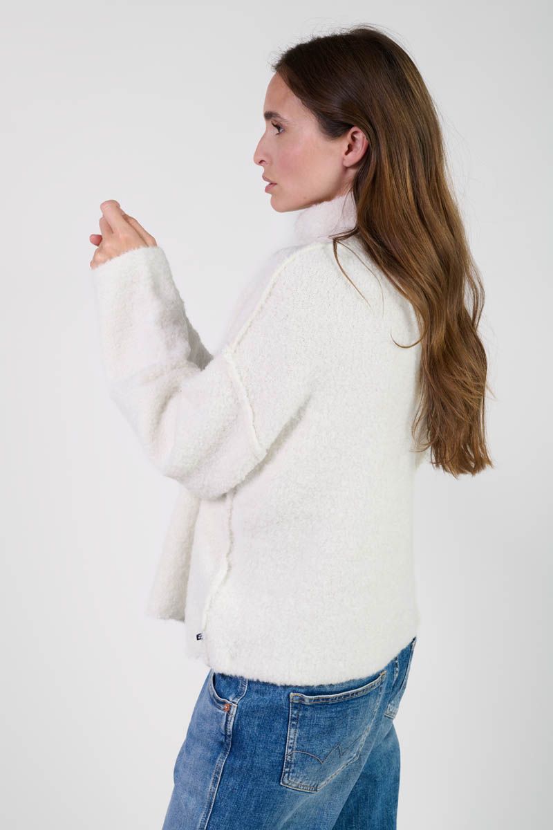 Le Temps Des Cerises Pull Tela Crème