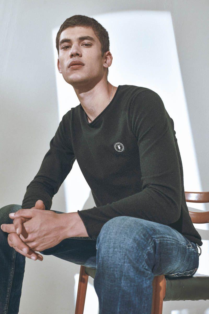 le temps des cerises Pull Terry noir