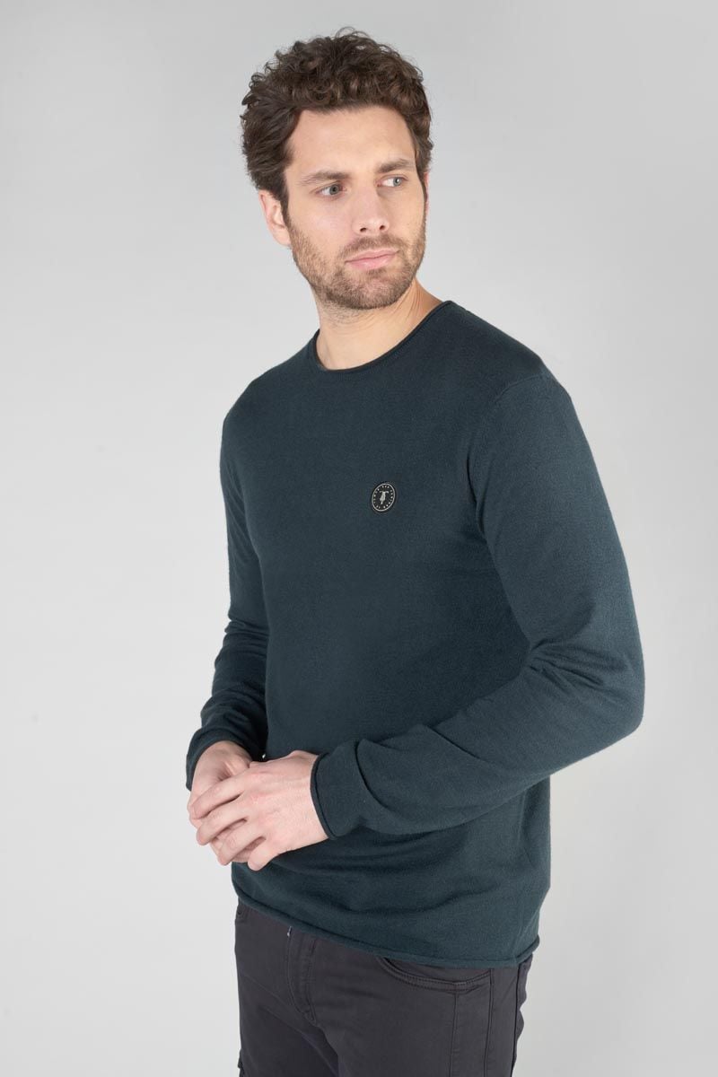 Le Temps Des Cerises Pull Terry Vert Forêt