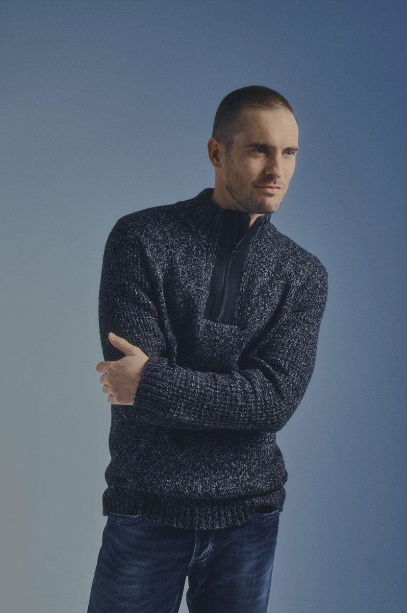 le temps des cerises Pull Trios gris