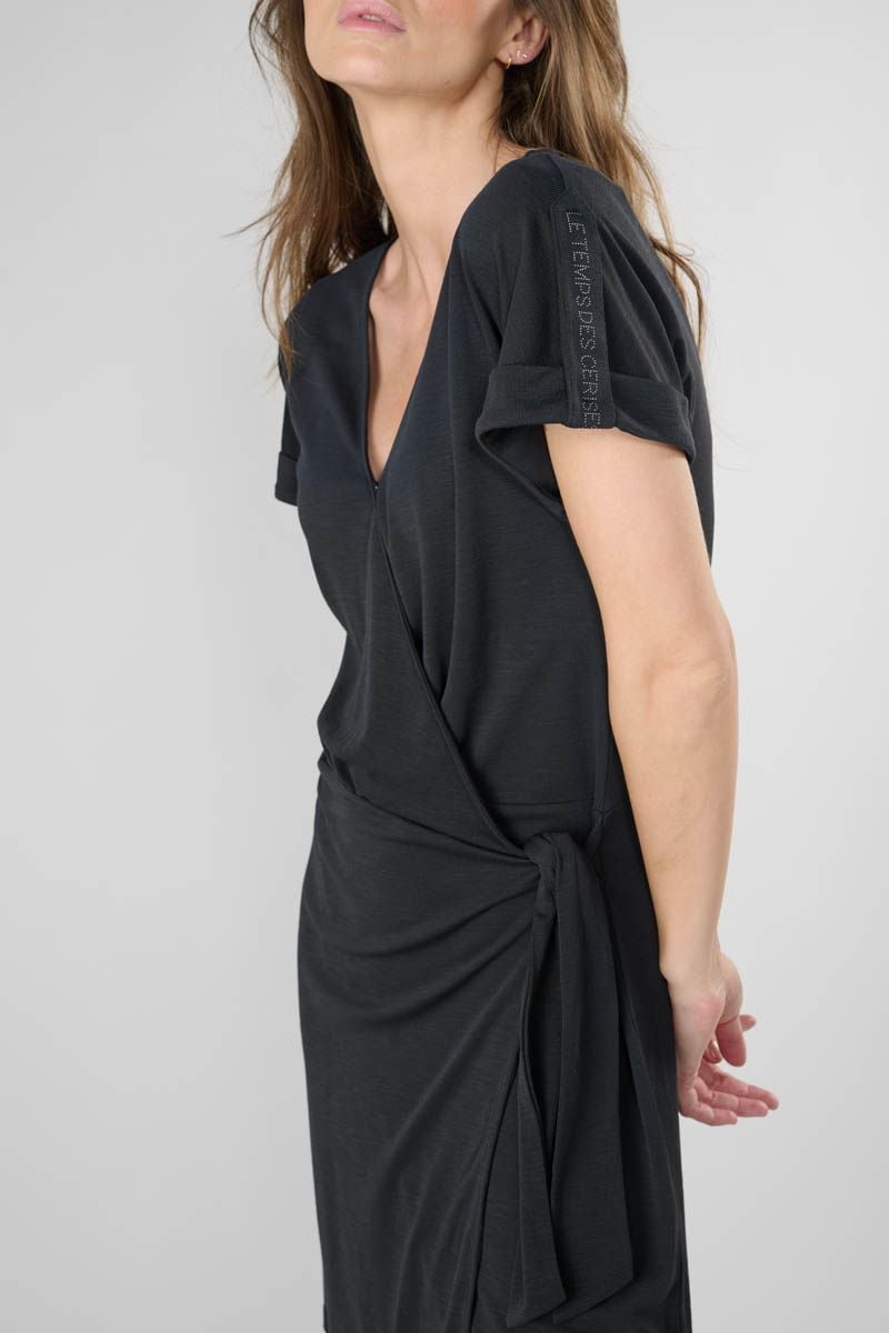 Le Temps Des Cerises Robe Diascia Noire