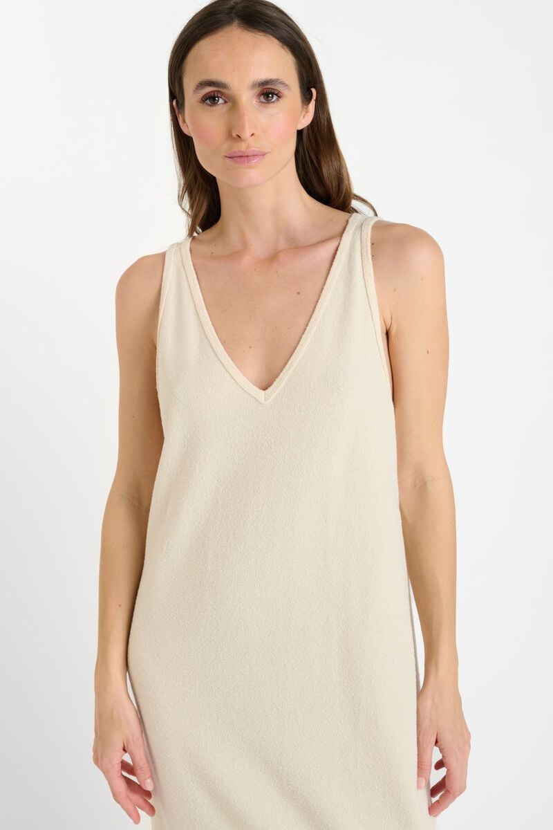 Le Temps Des Cerises Robe Diega Beige Sable