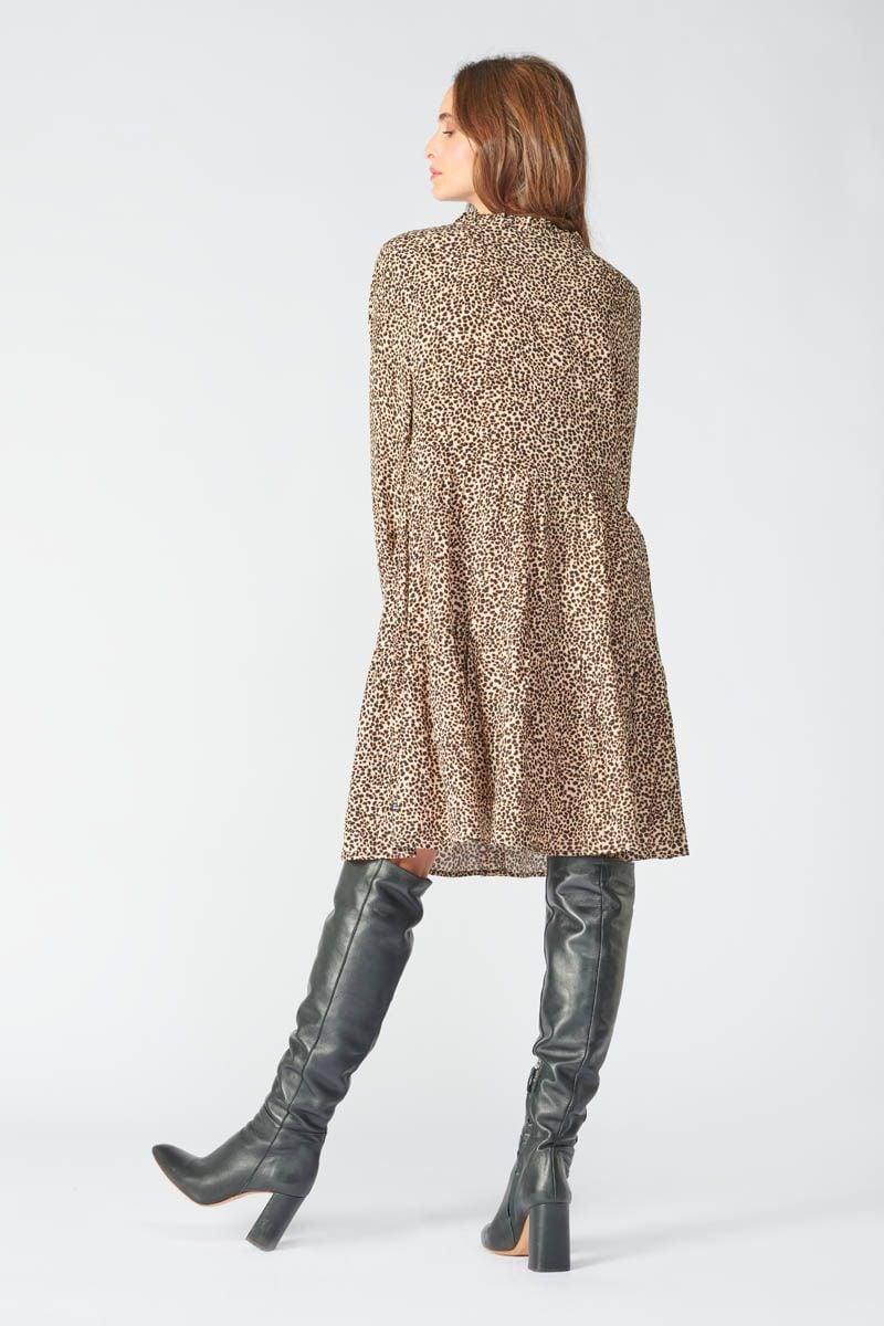 Le Temps Des Cerises Robe Elliott Léopard