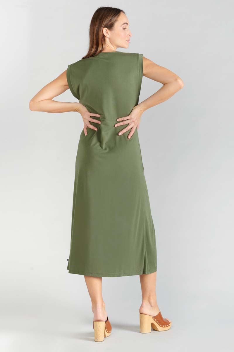 Le Temps Des Cerises Robe Longue Gana Kaki