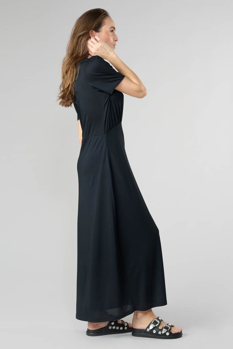 Le Temps Des Cerises Robe Longue Orient Noire