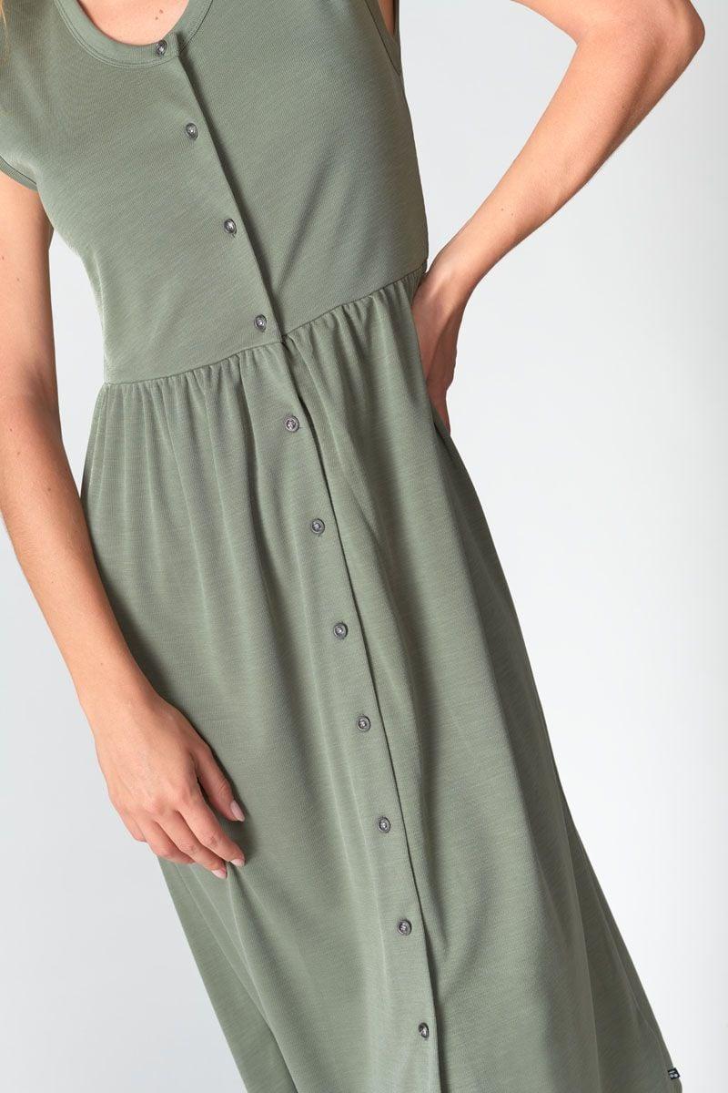 Le Temps Des Cerises Robe Longue Tolypel Kaki