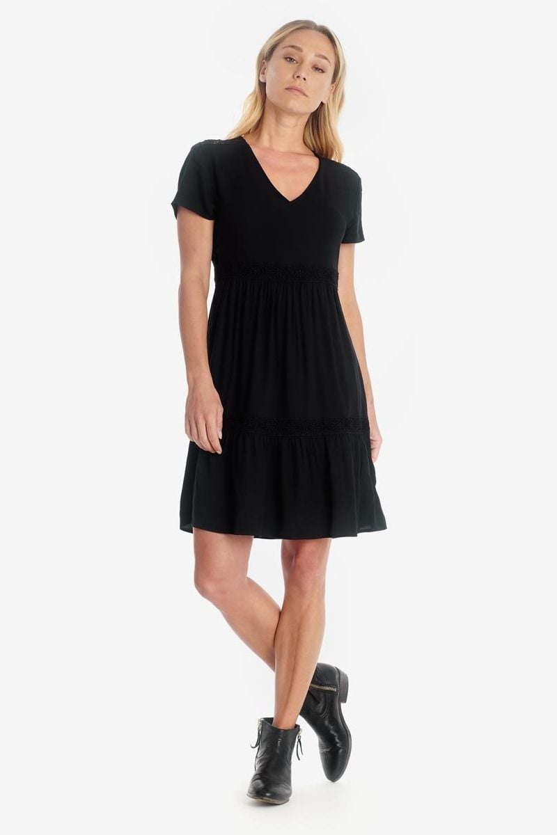 le temps des cerises Robe Mona noire