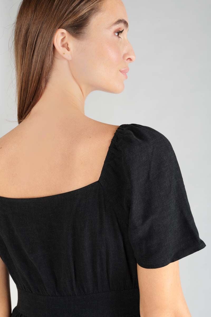 Le Temps Des Cerises Robe Nighty Noire