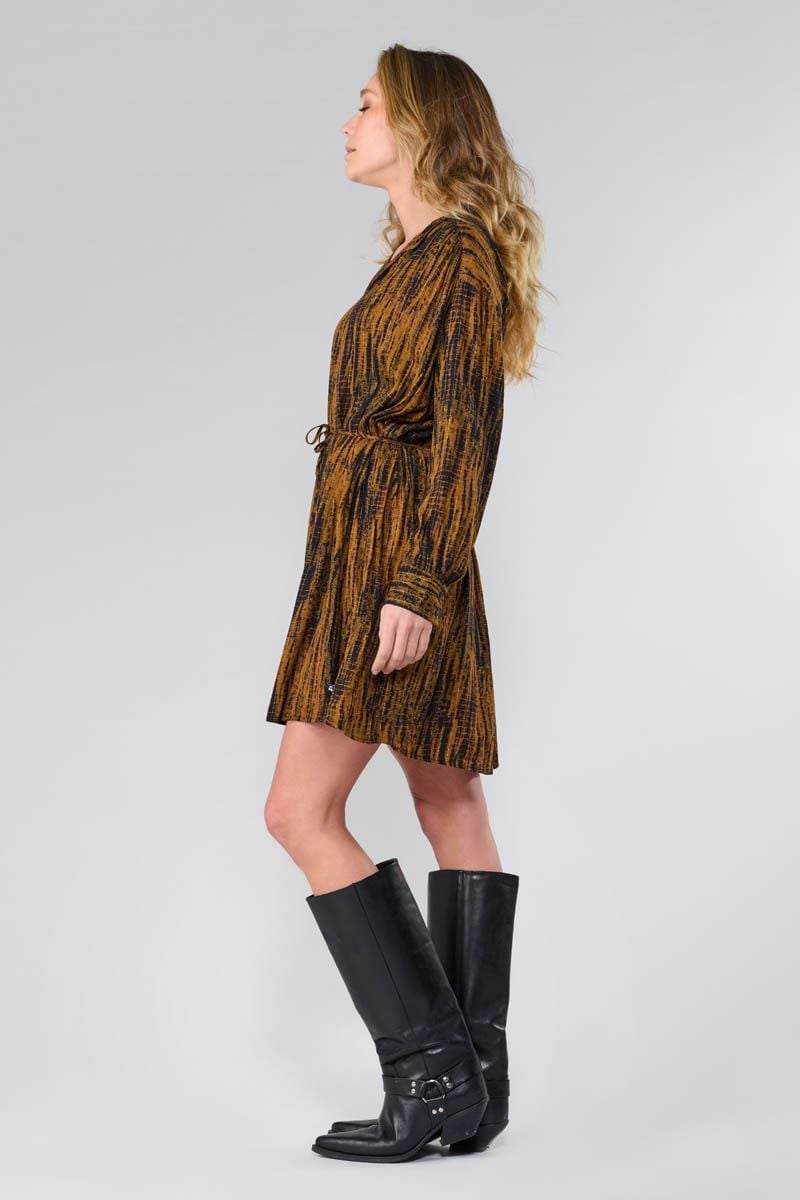 Le Temps Des Cerises Robe Roy à Motif Tie And Dye