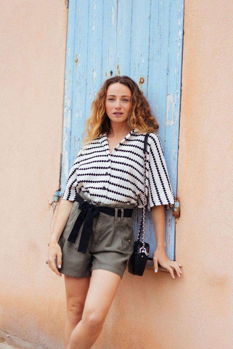 le temps des cerises Short Amb kaki