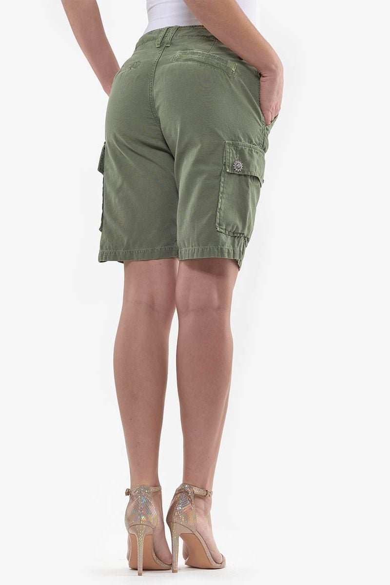 Le Temps Des Cerises Short Cargo Jonhson Kaki