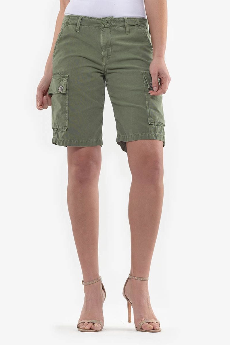 Le Temps Des Cerises Short Cargo Jonhson Kaki
