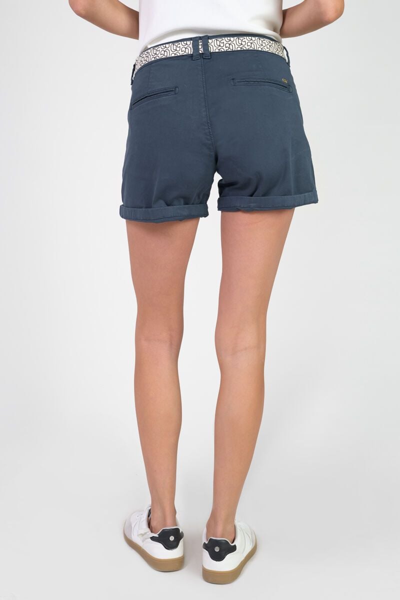 Le Temps Des Cerises Short Chino Lyvi2 Bleu Marine
