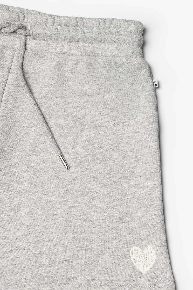 Le Temps Des Cerises Short Colagi Gris Chiné
