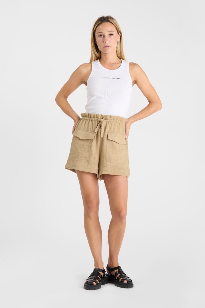 Le Temps Des Cerises Short Inka Beige