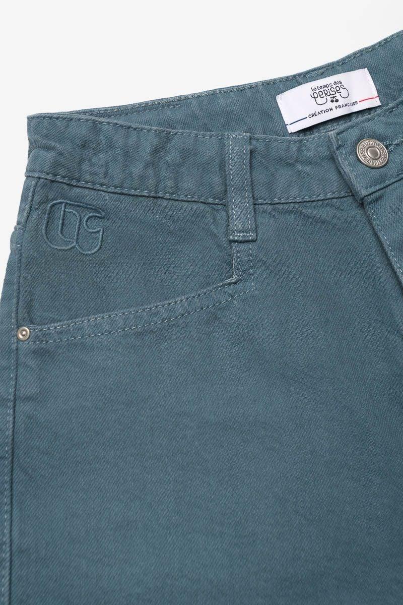 Le Temps Des Cerises Short Liva En Jeans Bleu