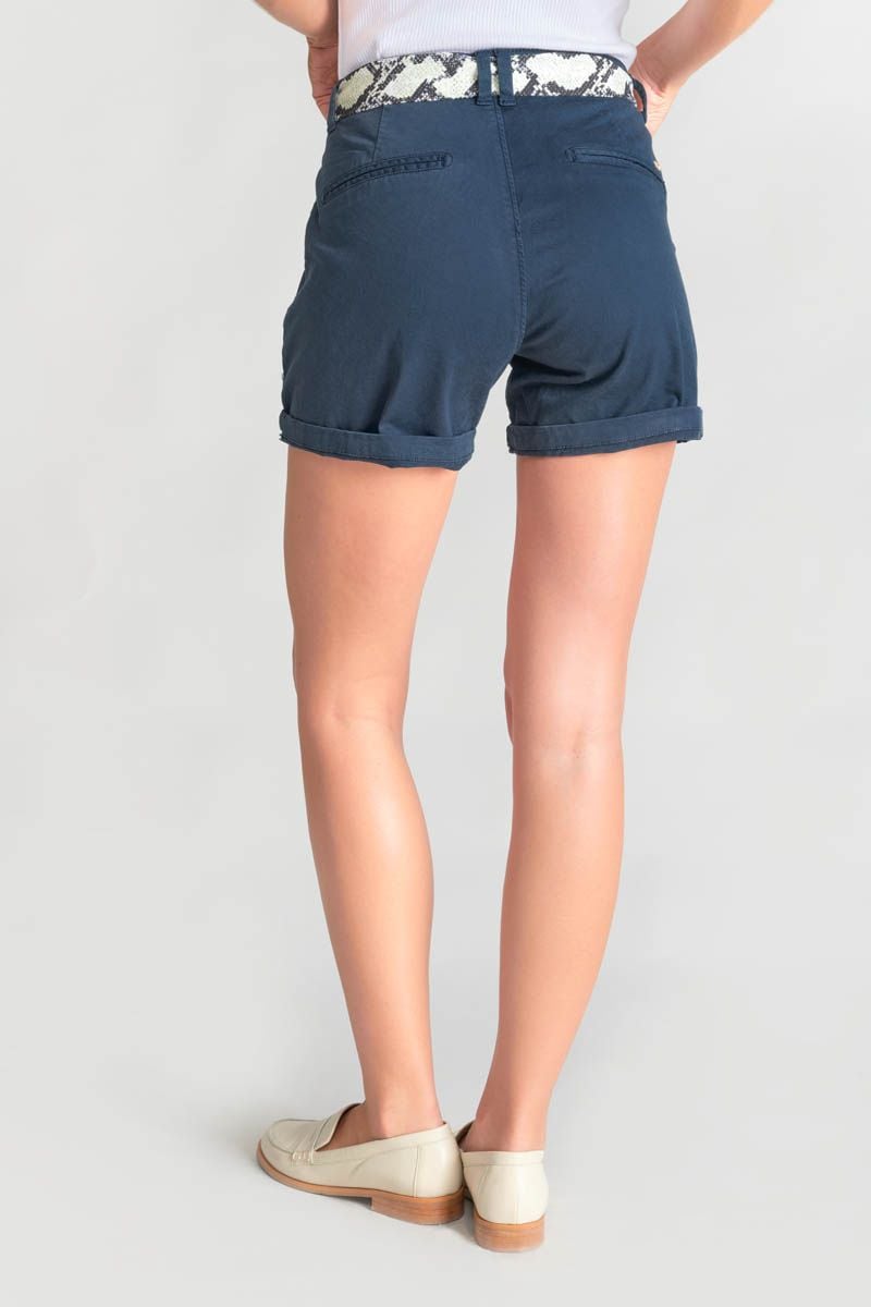 Le Temps Des Cerises Short Lyvi Bleu Marine