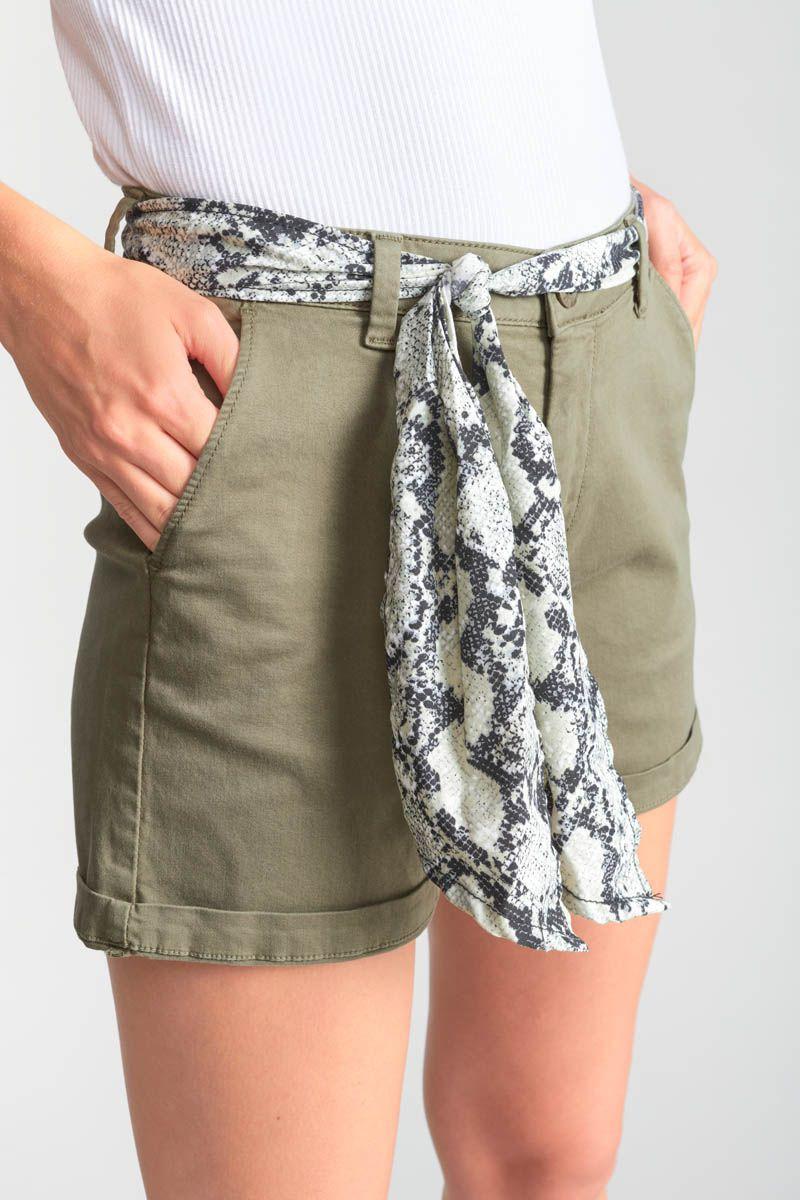 Le Temps Des Cerises Short Lyvi Kaki