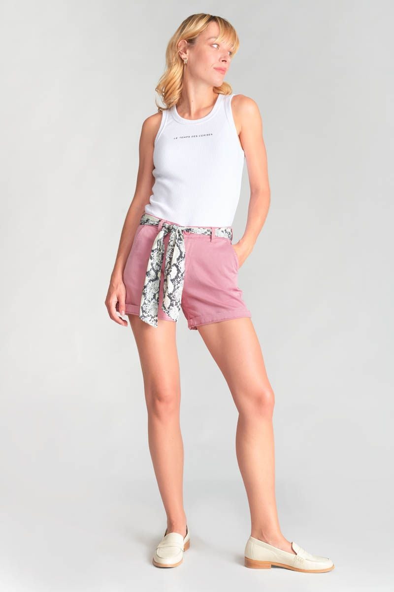 le temps des cerises Short Lyvi rose