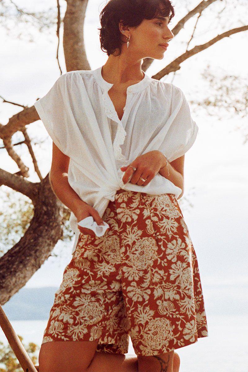 le temps des cerises Short Neotine à motif