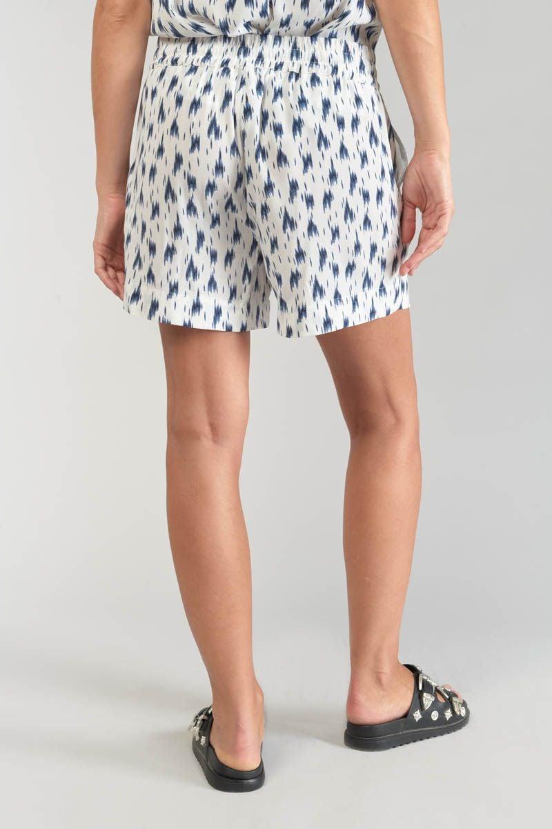 Le Temps Des Cerises Short Nuria Tie And Dye Bleu