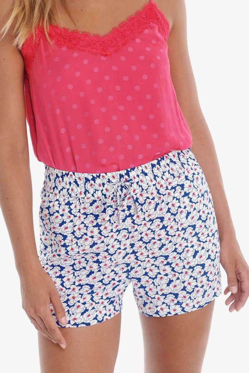 Le Temps Des Cerises Short Riou à Motif Floral