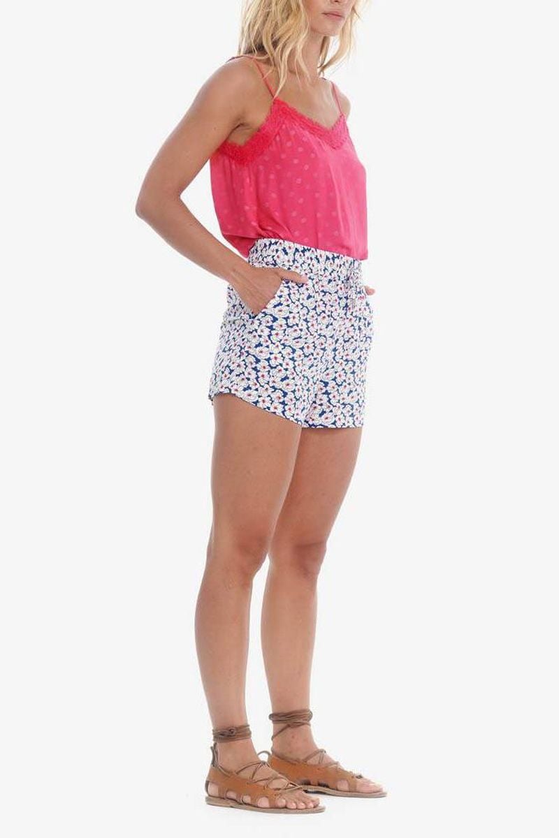 Le Temps Des Cerises Short Riou à Motif Floral