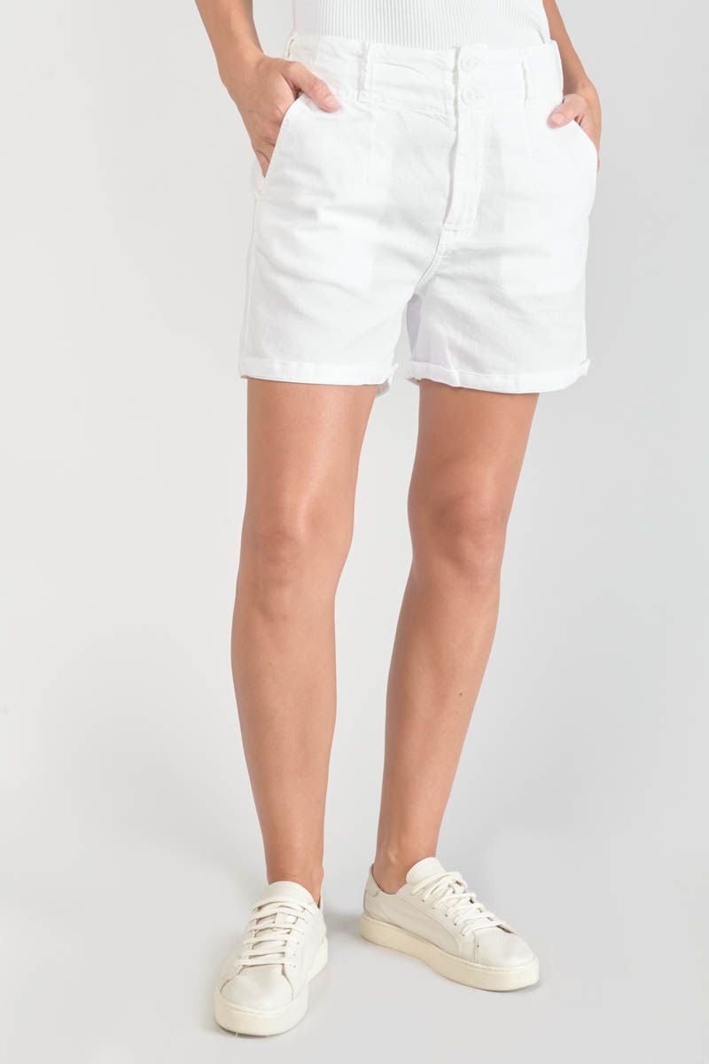 le temps des cerises Short Sydney2 blanc