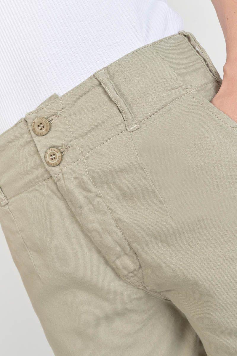 Le Temps Des Cerises Short Sydney2 Kaki Clair