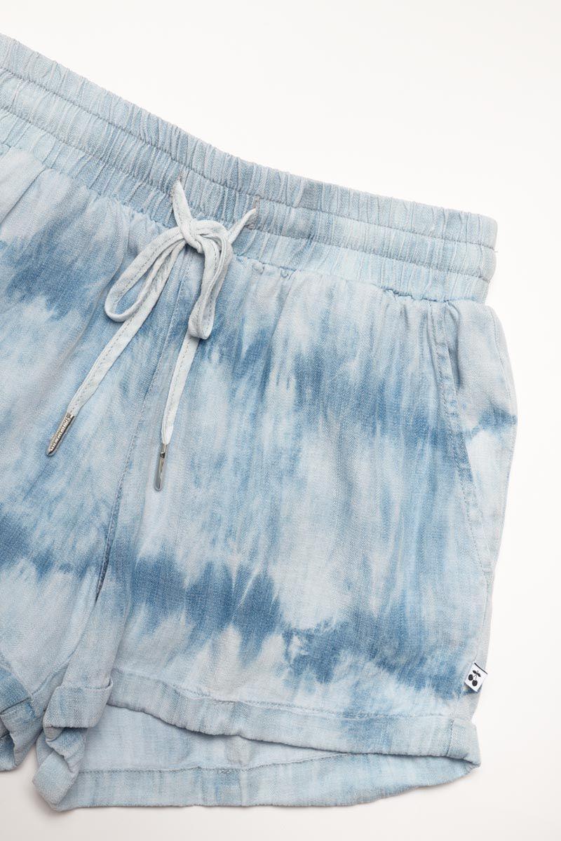 Le Temps Des Cerises Short Tidygi Tie And Dye Bleu
