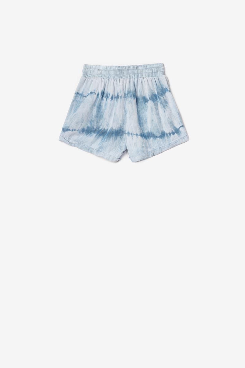 Le Temps Des Cerises Short Tidygi Tie And Dye Bleu