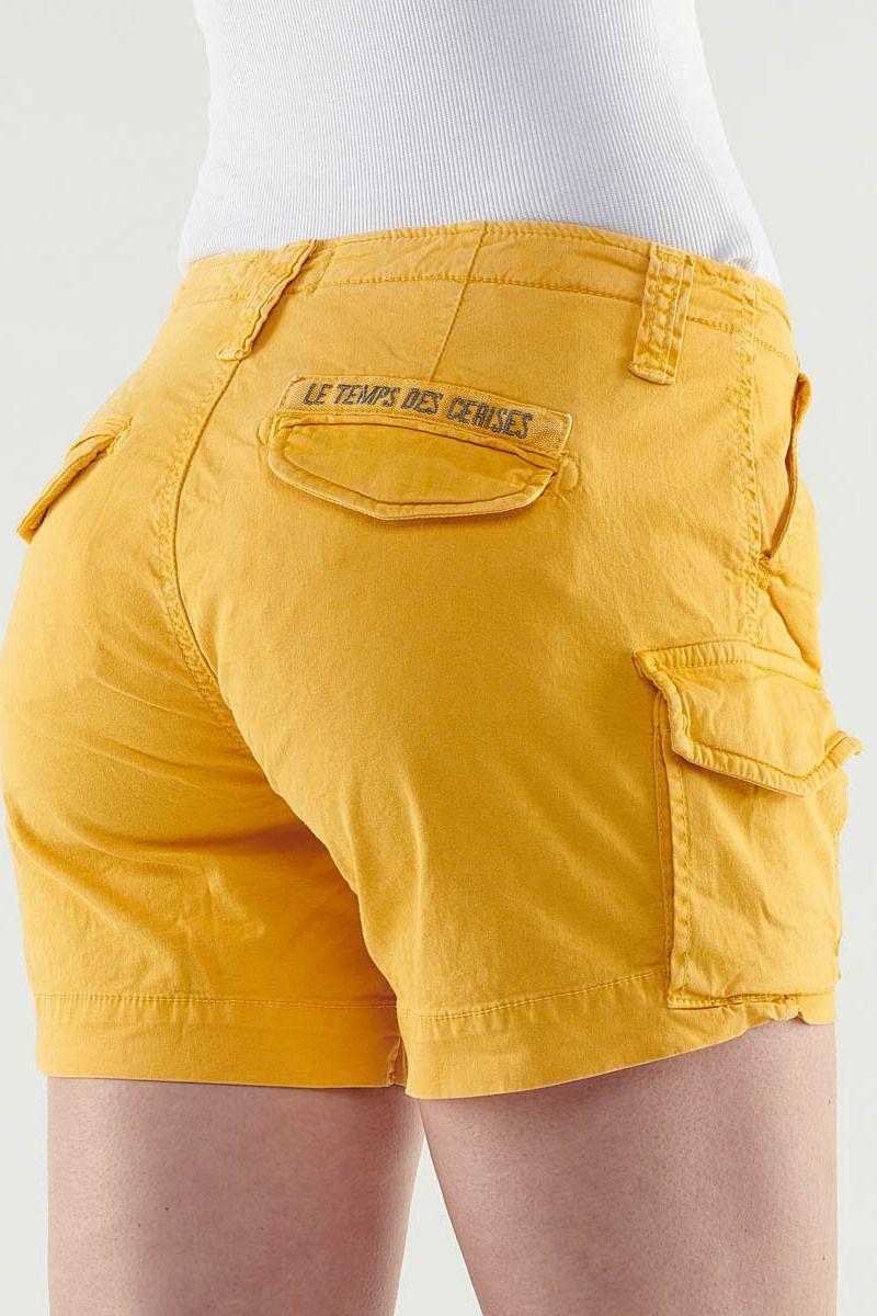 Le Temps Des Cerises Short Tokio Court Jaune