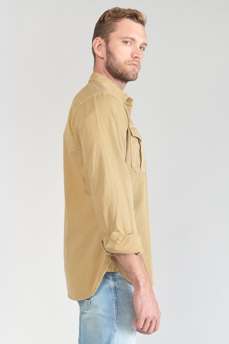 Le Temps Des Cerises Surchemise Carel Beige Sable