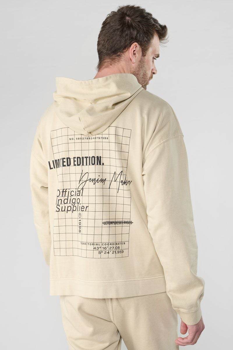 Le Temps Des Cerises Sweat à Capuche Anibo Beige