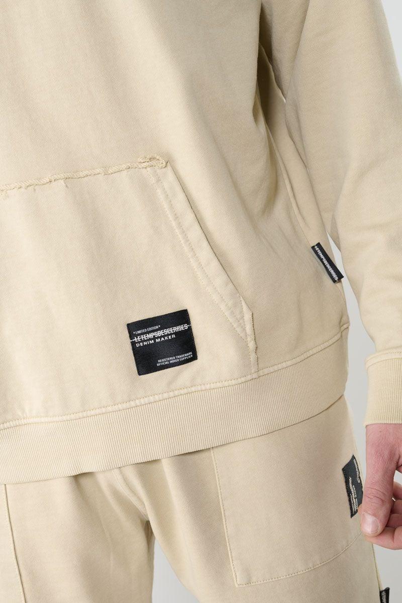 Le Temps Des Cerises Sweat à Capuche Anibo Beige