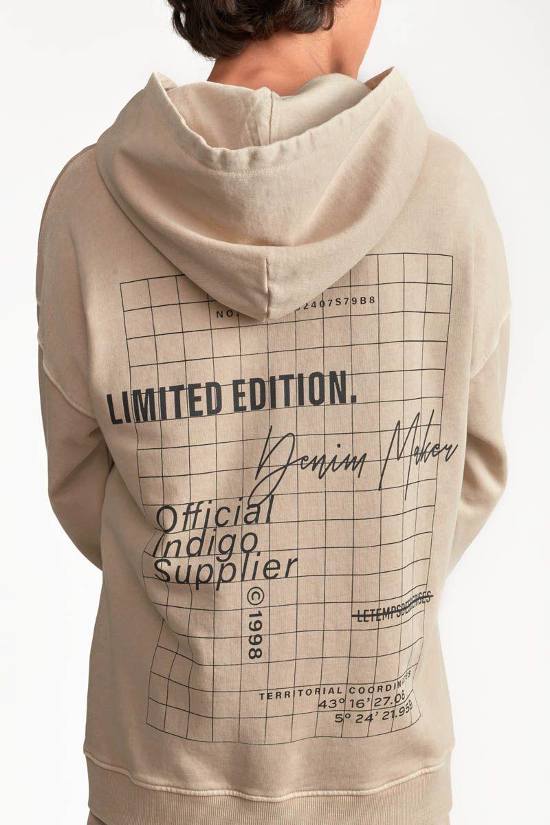 Le Temps Des Cerises Sweat à Capuche Anibo Beige