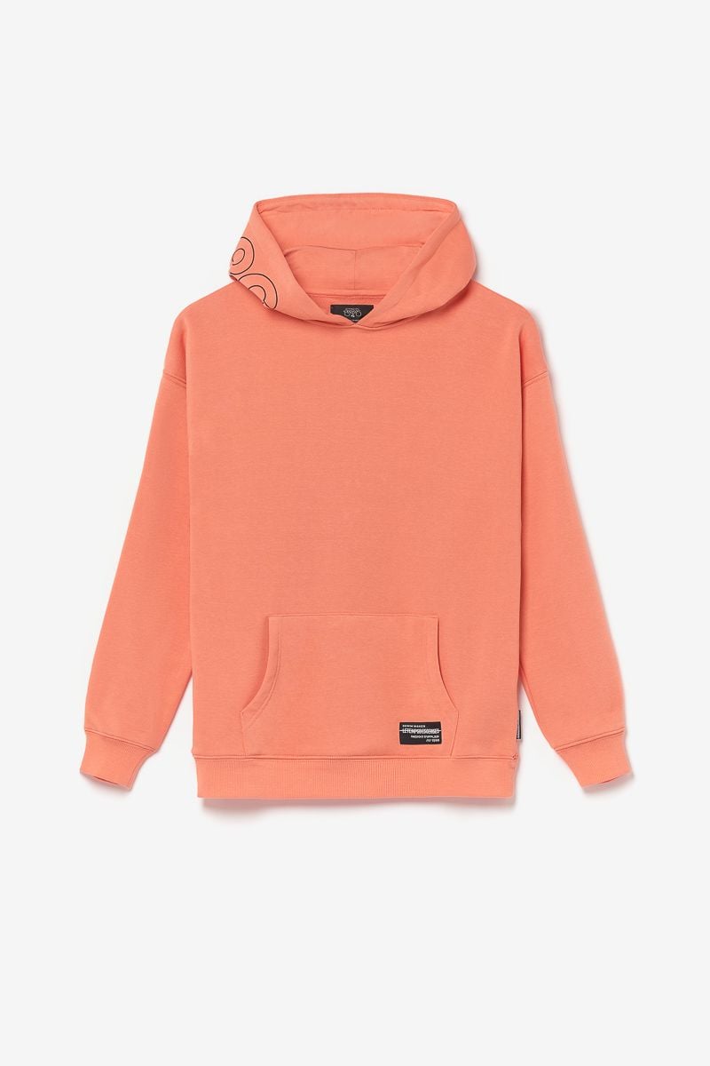 Le Temps Des Cerises Sweat à Capuche Hisabo Corail