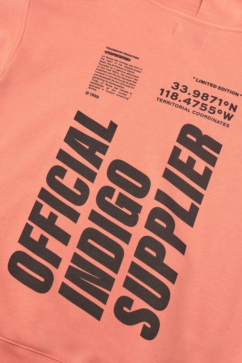 Le Temps Des Cerises Sweat à Capuche Hisabo Corail