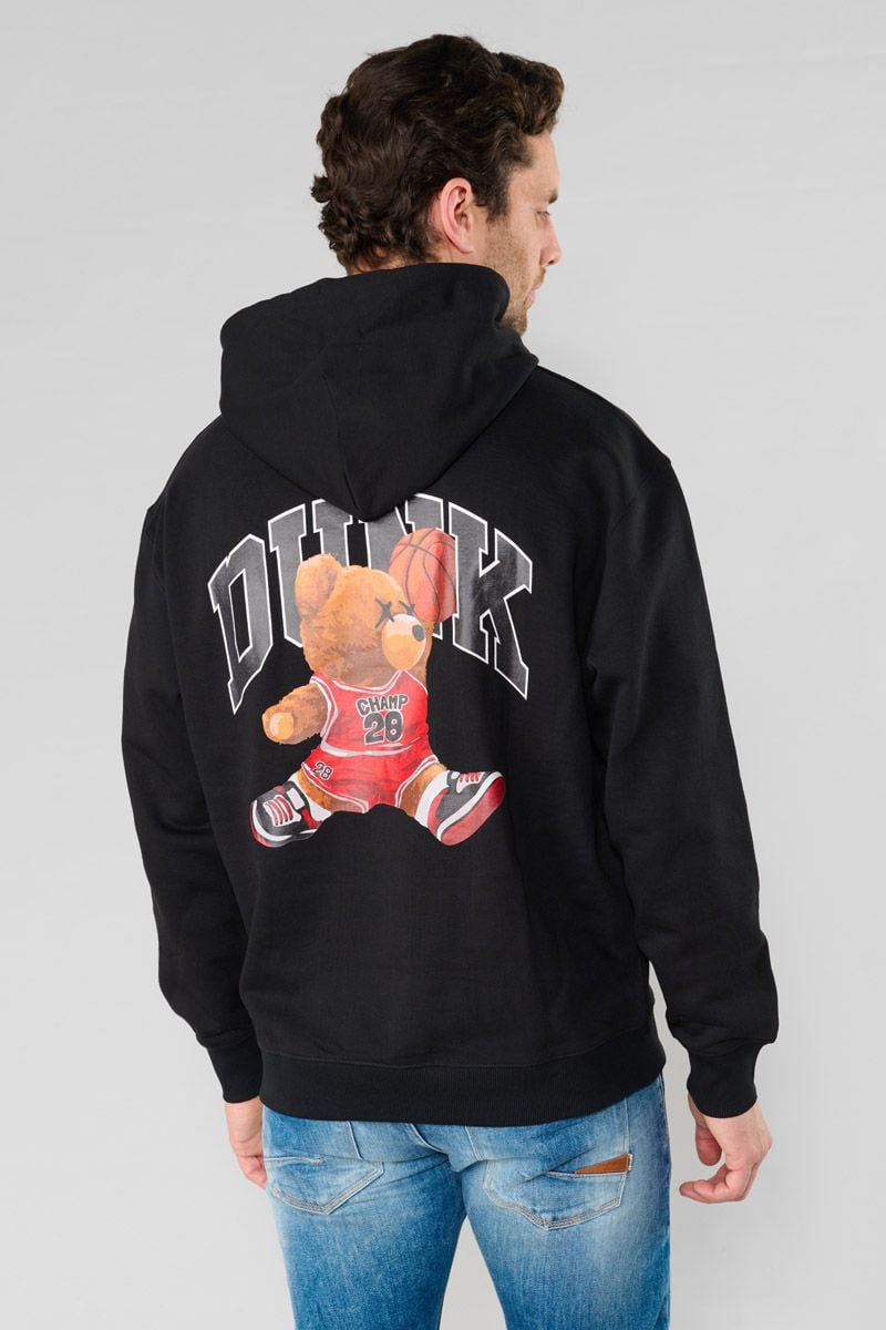 Le Temps Des Cerises Sweat à Capuche Loro Noir