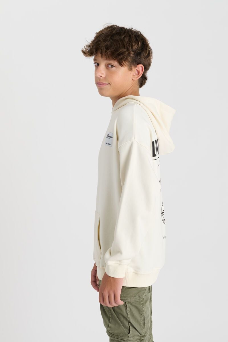 Le Temps Des Cerises Sweat à Capuche Rulbo Crème