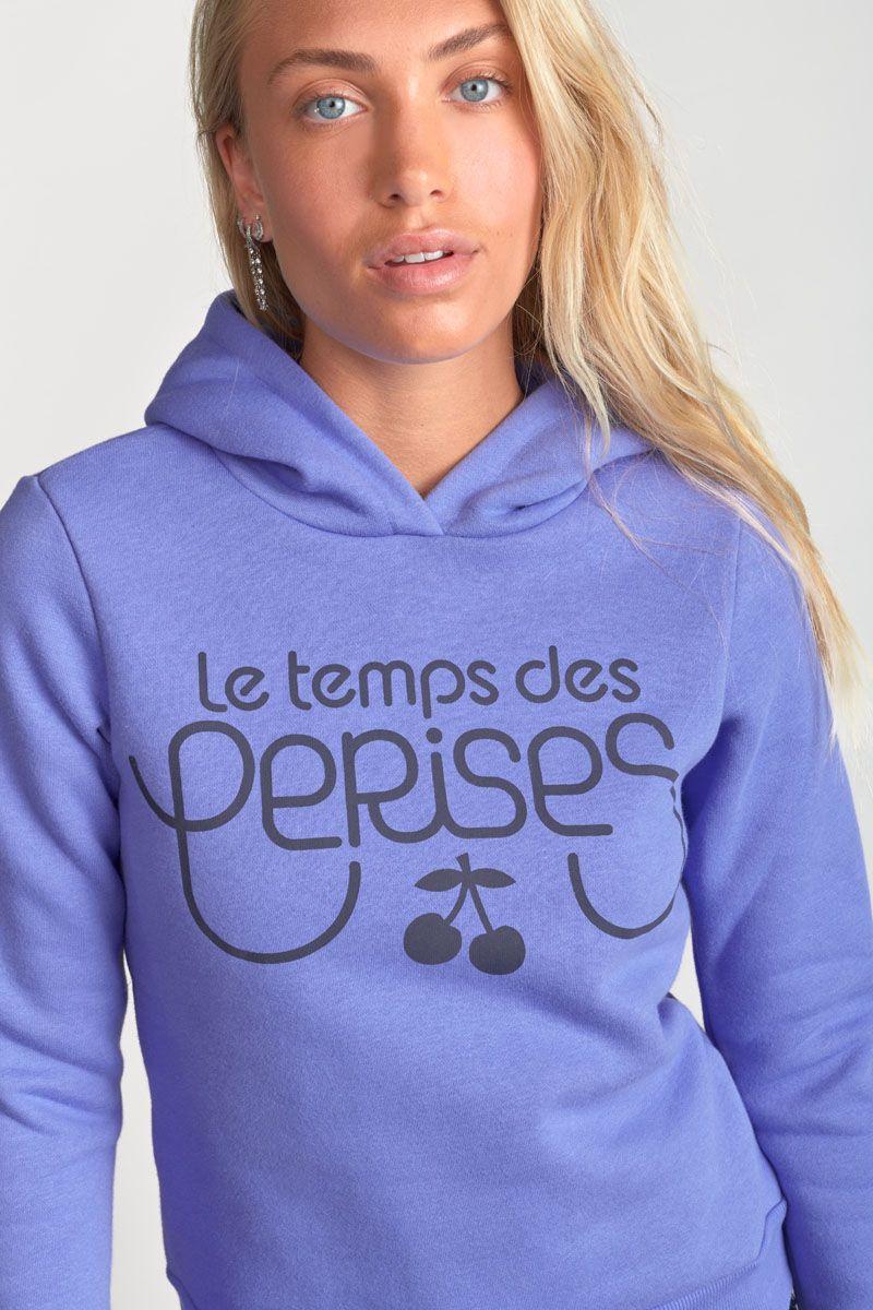 Le Temps Des Cerises Sweat Celiagi Bleu Lavande