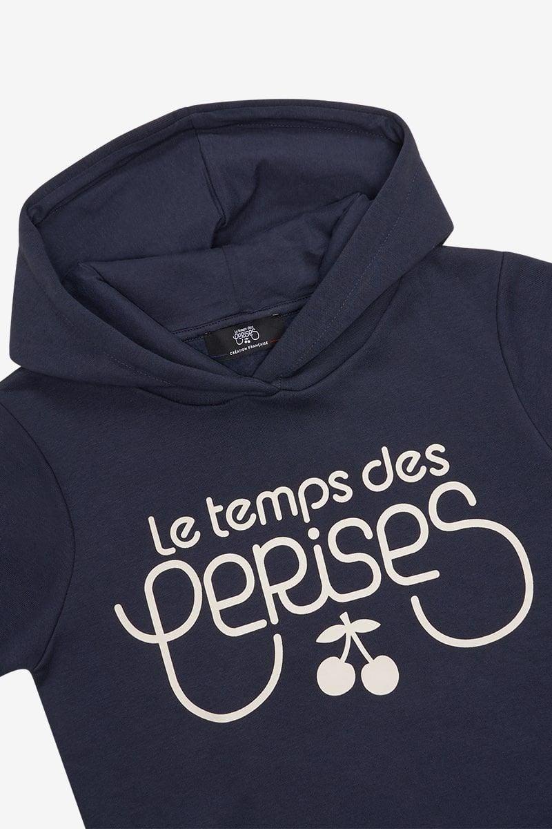 Le Temps Des Cerises Sweat Celiagi Bleu Marine