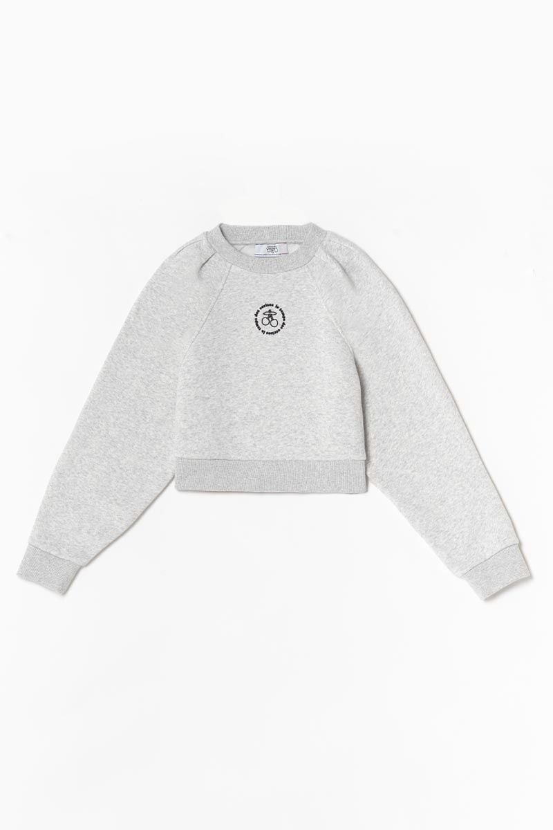 Le Temps Des Cerises Sweat Cobygi Gris Chiné