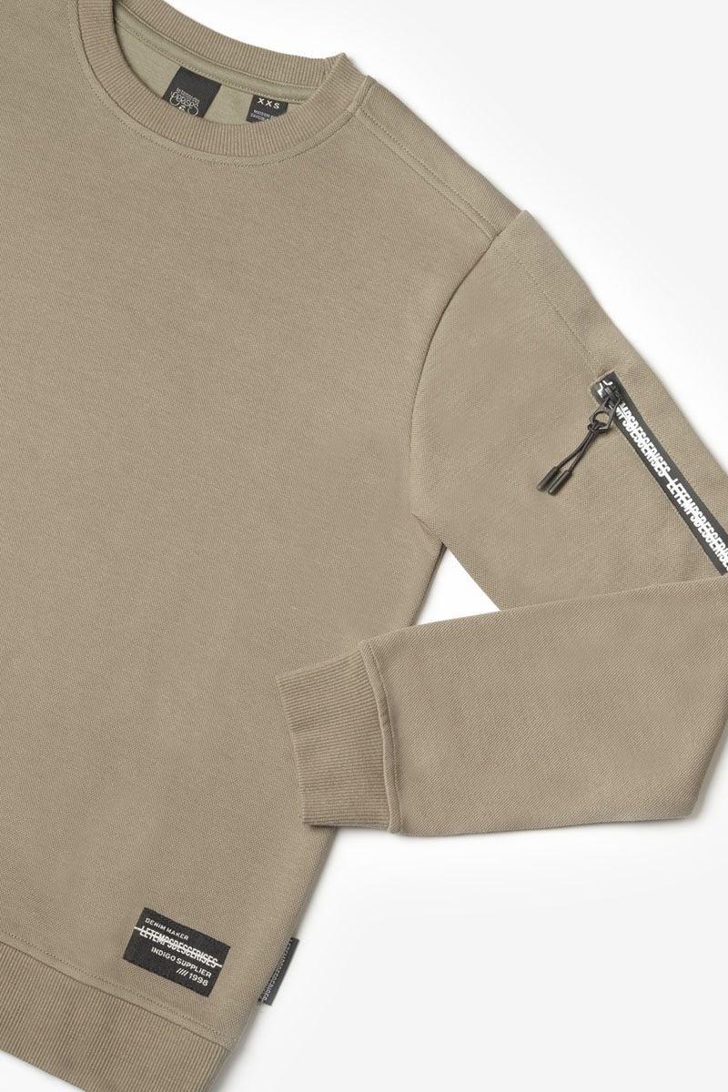 Le Temps Des Cerises Sweat Cosmybo Beige Kaki