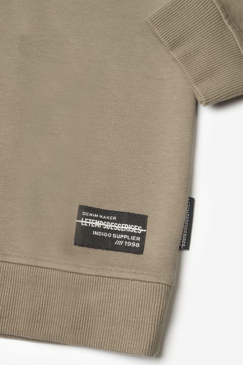 Le Temps Des Cerises Sweat Cosmybo Beige Kaki